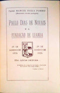 PAULO DIAS DE NOVAIS E A FUNDAÃ‡ÃƒO DE LUANDA.
