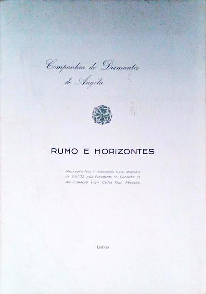 RUMO E HORIZONTES.