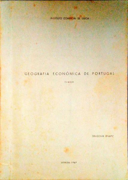 GEOGRAFIA ECONÃ“MICA DE PORTUGAL, TIMOR.