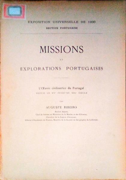 MISSIONS ET EXPLORATIONS PORTUGAISES.