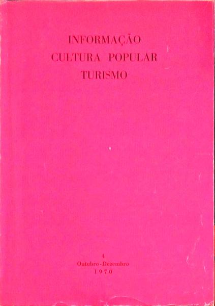 INFORMAÃ‡ÃƒO. CULTURA POPULAR. TURISMO.