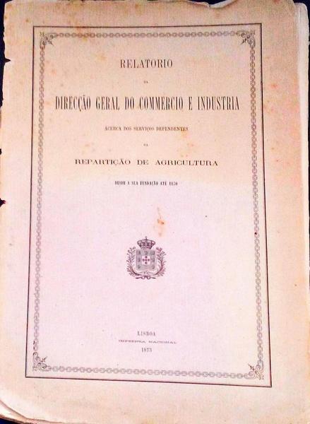 RELATORIO DA DIRECÃ‡ÃƒO GERAL DO COMMERCIO E INDUSTRIA [1870].