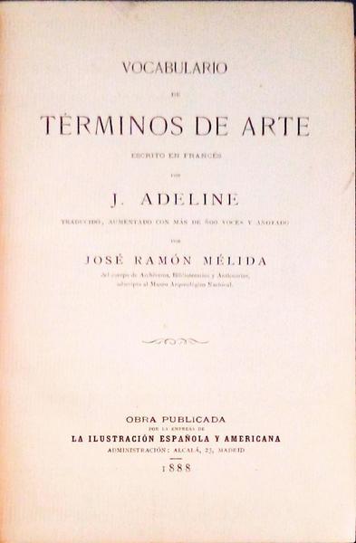 VOCABULARIO DE TÃ‰RMINOS DE ARTE