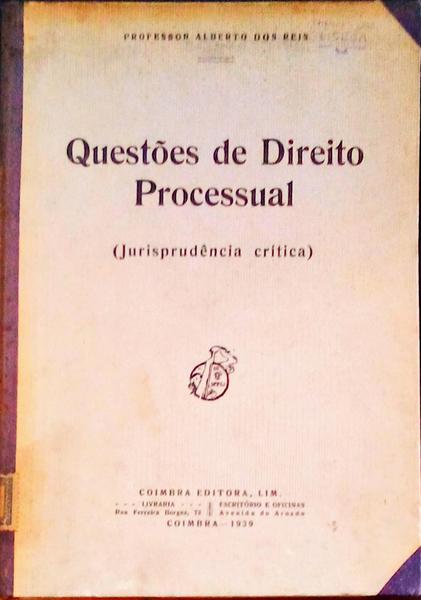 QUESTÃ•ES DE DIREITO PROCESSUAL (JURISPRUDÃŠNCIA CRÃTICA).