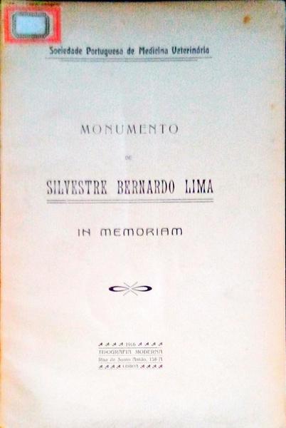 MONUMENTO DE SILVESTRE BERNARDO LIMA.