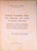 UNIDADE ECONÃ“MICA IMPERIAL: RELAÃ‡Ã•ES COM OUTRAS ECONOMIAS NACIONAIS.