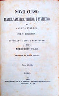 NOVO CURSO PRATICO, ANALYTICO, THEORICO, E SYNTETICO DA LINGUA INGLEZA.