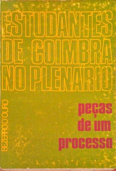 ESTUDANTES DE COIMBRA NO PLENÃRIO.