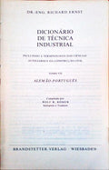 DICIONÃRIO DE TÃ‰CNICA INDUSTRIAL. WORTERBUCH DER INDUSTRIELLEN TECHNIK. [2 VOLS.]