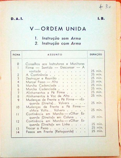 ORDEM UNIDA.