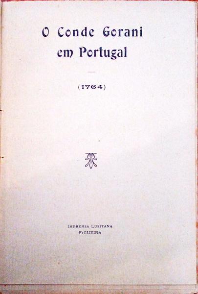 O CONDE GORANI EM PORTUGAL (1764).