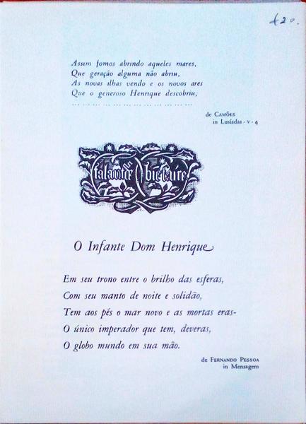 AS NAVEGAÃ‡Ã•ES HENRIQUINAS. 5Âº CENTENÃRIO DO INFANTE D. HENRIQUE.