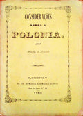 CONSIDERAÃ‡Ã•ES SOBRE A POLÃ“NIA.