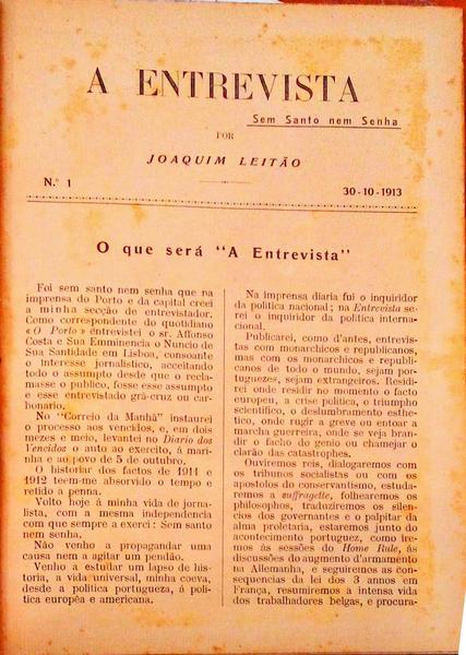 A ENTREVISTA.