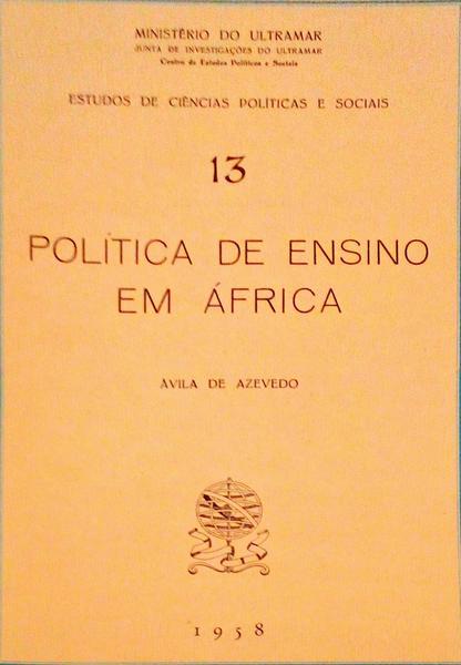 POLÃTICA DE ENSINO EM ÃFRICA.