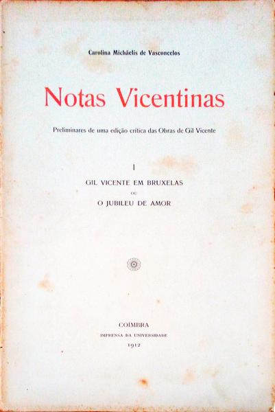 NOTAS VICENTINAS.