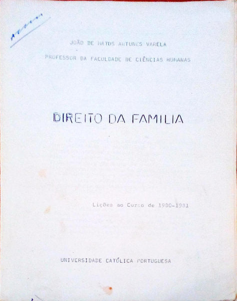 DIREITO DA FAMÃLIA.