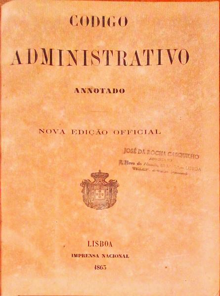 CÃ“DIGO ADMINISTRATIVO ANNOTADO.