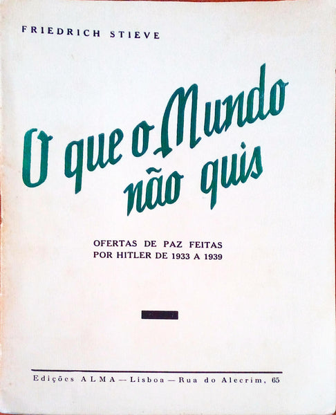 O QUE O MUNDO NÃƒO QUIS.