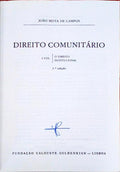 DIREITO COMUNITÃRIO, I-II VOL. [3.Âª EDIÃ‡ÃƒO]