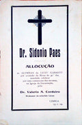 DR. SIDONIO PAES.