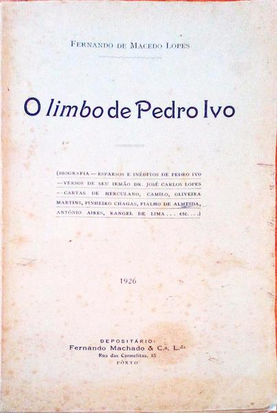 O LIMBO DE PEDRO IVO.