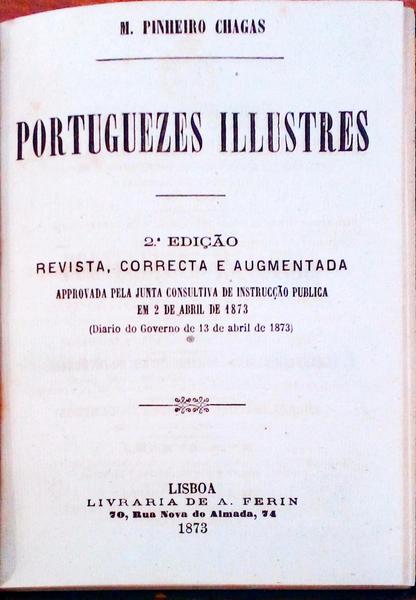 PORTUGUEZES ILLUSTRES. [2.Âª EDIÃ‡ÃƒO]