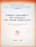 ESBOÃ‡O HISTÃ“RICO DO SÃ‚NDALO NO TIMOR PORTUGUÃŠS.