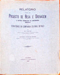 RELATÃ“RIO SOBRE UM PROJECTO DE REGA E DRENAGEM. E Outros Trabalhos de Engenharia AgrÃ­cola nos TerritÃ³rios da Companhia Colonial do Buzi.