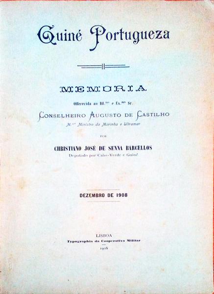 GUINÃ‰ PORTUGUEZA. Memoria.