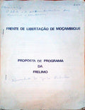 PROPOSTA DE PROGRAMA DA FRELIMO.
