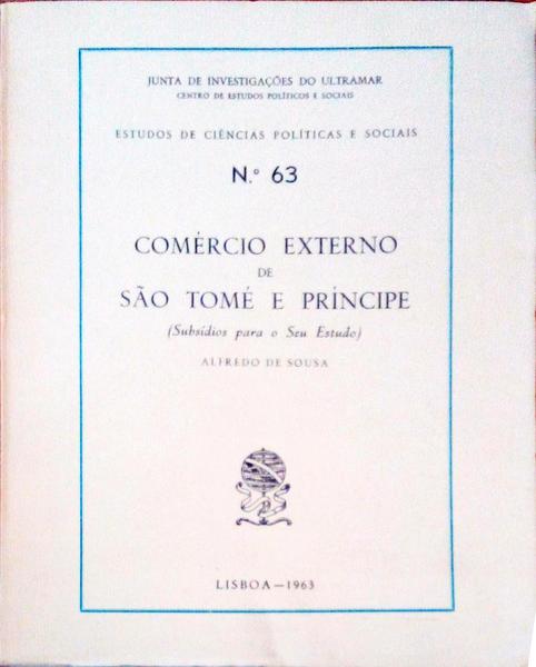 COMÃ‰RCIO EXTERNO DE SÃƒO TOMÃ‰ E PRÃNCIPE.