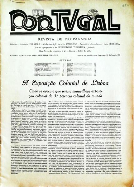 PORTUGAL: REVISTA DE PROPAGANDA [N.Âº 2, 1930]