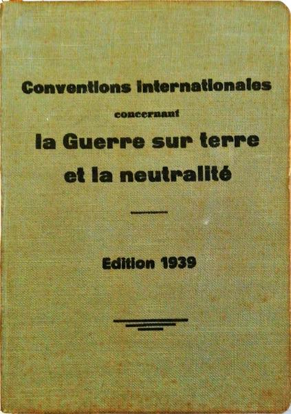 LA GUERRE SUR TERRE ET LA NEUTRALITÃ‰.