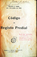 CÃ“DIGO DO REGISTO PREDIAL.
