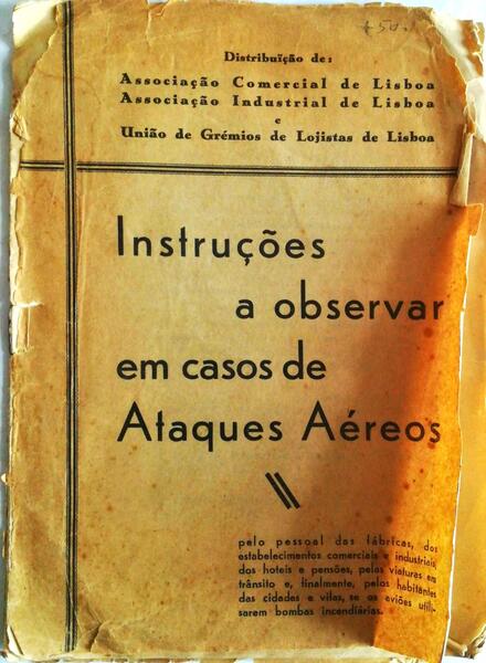 INSTRUÃ‡Ã•ES A OBSERVAR EM CASOS DE ATAQUES AÃ‰REOS.