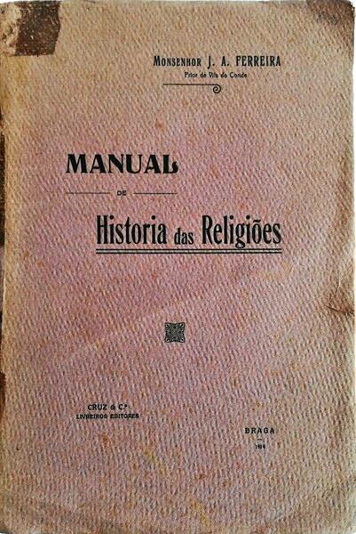 MANUAL DE HISTÃ“RIA DAS RELIGIÃ•ES.