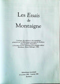 ESSAIS (LES) DE MONTAIGNE [CATALOGUE].