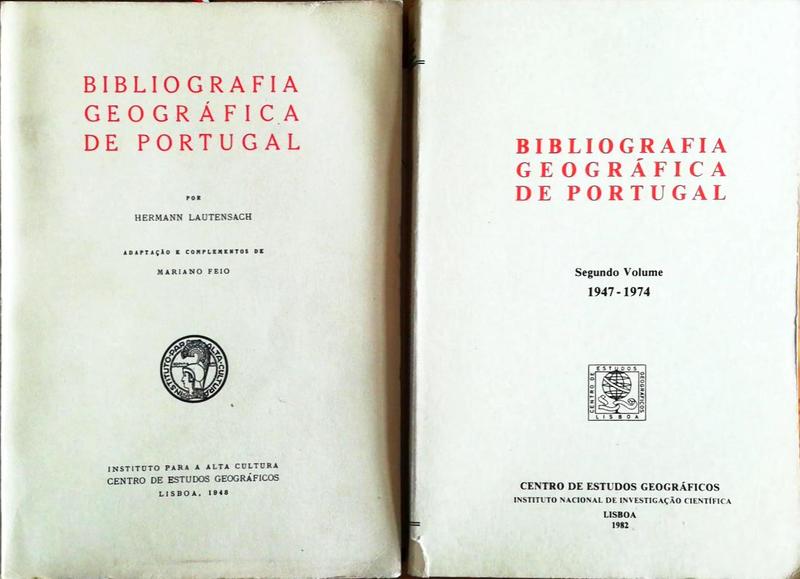 BIBLIOGRAFIA GEOGRÃFICA DE PORTUGAL. [2 VOLS.]