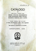 CATÃLOGO DE LIVROS RAROS E CURIOSOS. [LEILÃƒO 9]