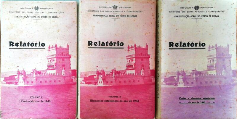 RELATÃ“RIO. CONTAS E ELEMENTOS ESTATÃSTICOS DO ANO DE 1942 [e 1943].