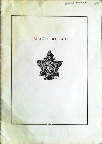PALÃCIO DO RAIO.