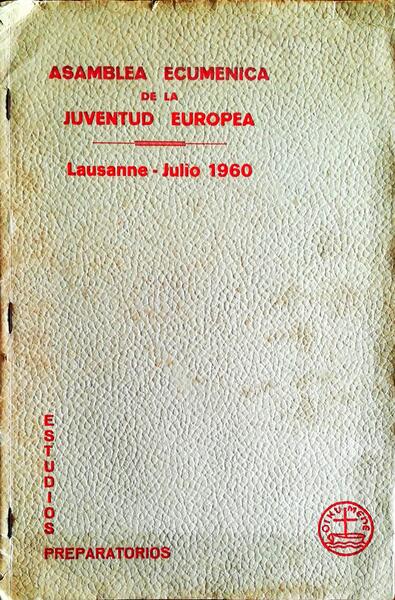 ASAMBLEA ECUMENICA DE LA JUVENTUD EUROPEA.