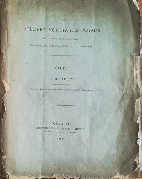 LES ATELIERS MONÃ‰TAIRES ROYAUX.