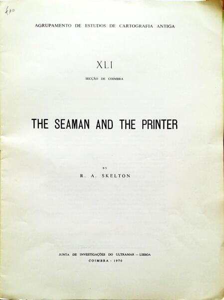 THE SEAMAN AND THE PRINTER.