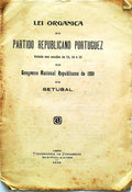 LEI ORGANICA DO PARTIDO REPUBLICANO PORTUGUEZ.