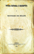 NOTÃCIA HISTORICA E DESCRIPTIVA DO MOSTEIRO DE BELÃ‰M.