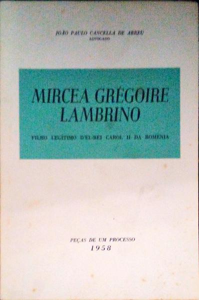 MIRCE GRÃ‰GOIRE LAMBRINO.