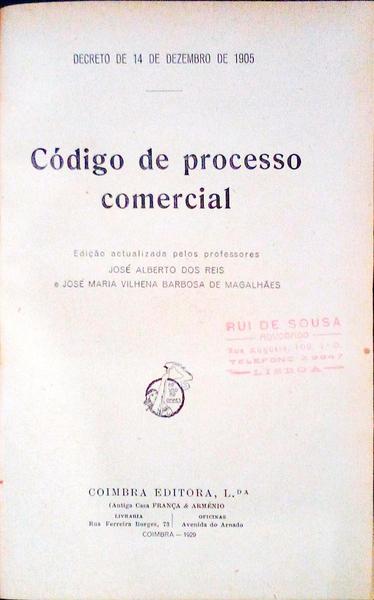 CÃ“DIGO DE PROCESSO COMERCIAL.