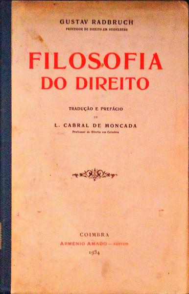 FILOSOFIA DO DIREITO.